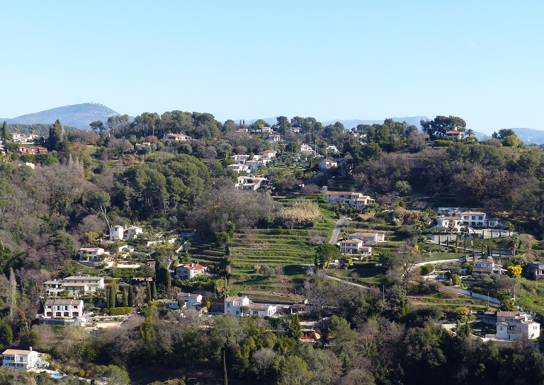 Vue de situation du lieu-dit Versailles prise de l'ouest.