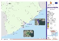 Carte de repérage des infrastuctures portuaires de la commune du Rove.