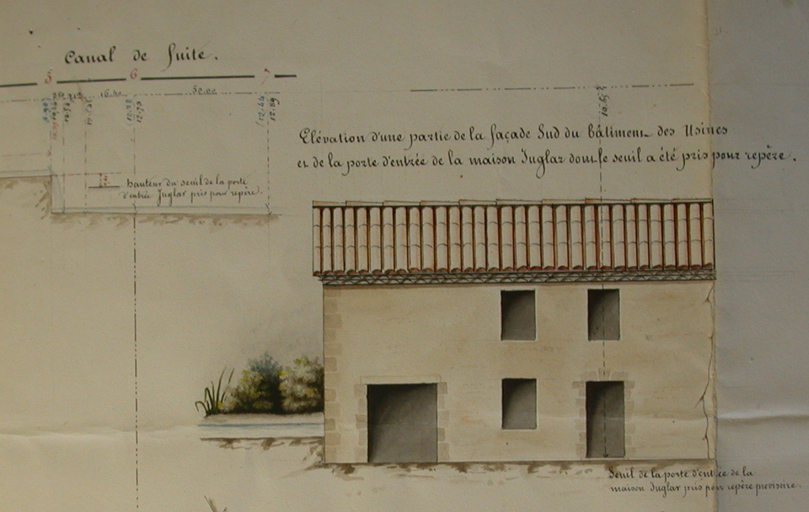 Moulin à farine, puis usine de draps dite Fabrique Arnaud, actuellement maison