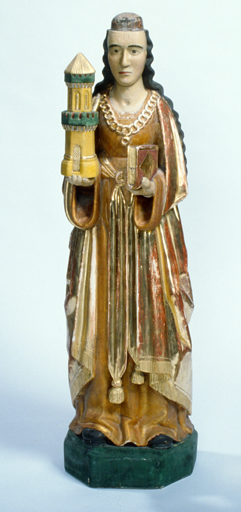 statue : Sainte Barbe (N° 1)