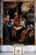 tableau : la mort de saint Joseph