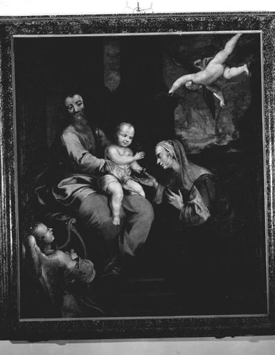 tableau : Saint Joseph, l'Enfant Jésus et sainte Anne (?)