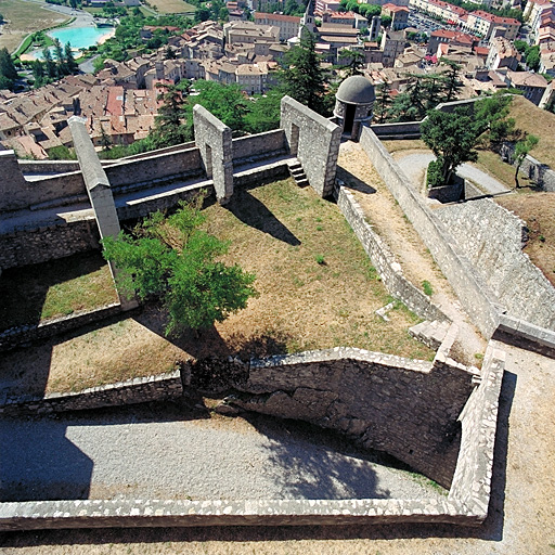 Bastion 11 : la rampe d'accès 1860 dans l'intérieur du bastion.