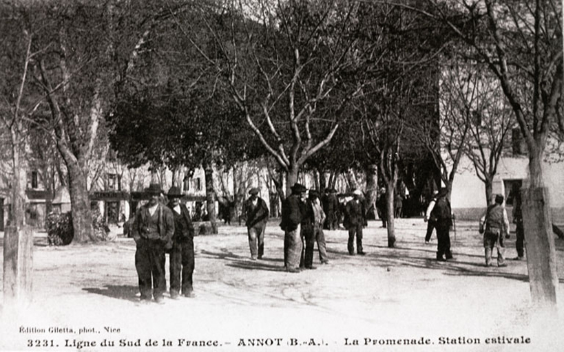 3231. Ligne du Sud de la France. ANNOT (B.-A.). - La Promenade. Station estivale.