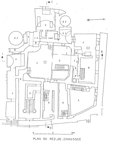 Plan du rez-de-chaussée.