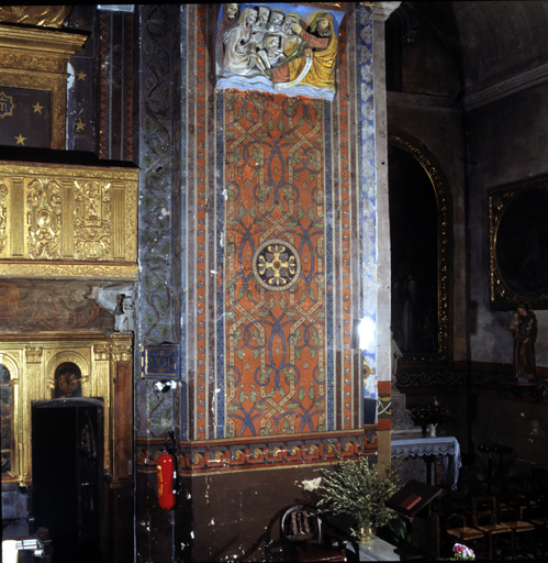 ensemble des peintures monumentales du choeur