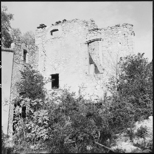 Logis. Façade antérieure, partie gauche.