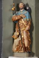 Groupe sculpté (petite nature) : saint Roch (n°2)