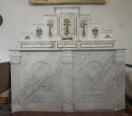 autel secondaire de la Vierge, 2 gradins d'autel et tabernacle