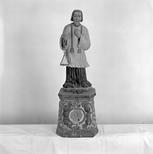tronc statue (statuette) : Saint Jean-François Régis