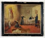 ex-voto, tableau : Demande de guérison d'une fillette, Adelina Cerra