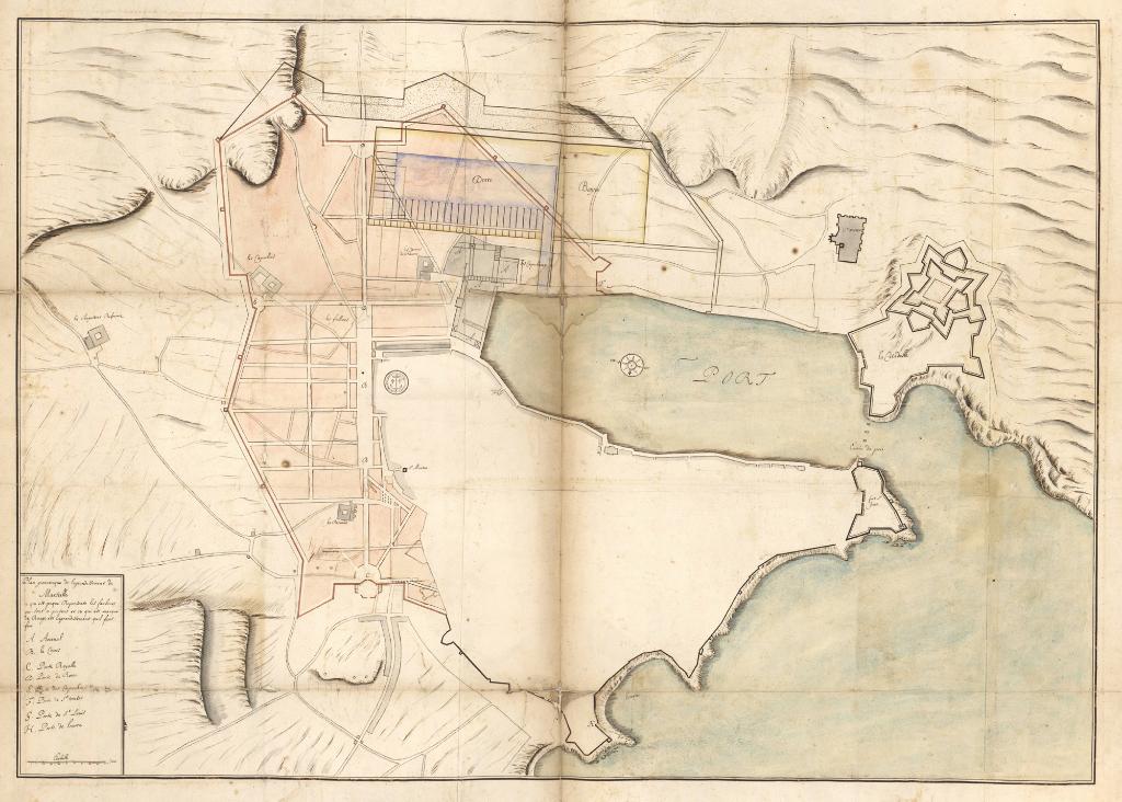 [Projet d'agrandissement de Marseille], 1668.
