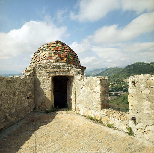 Guérite ou échauguette du bastion sud-ouest vue de sa plate-forme.