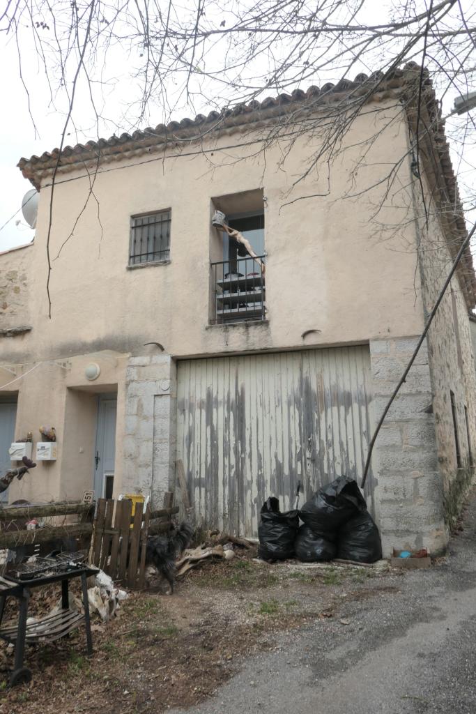 Façade orientale de la maison occupant les parcelles 1007 à 1009 du cadastre de 1842 et reconstruite en 1873.