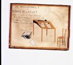 ex-voto, tableau : Réussite à un examen au brevet et au brevet supérieur