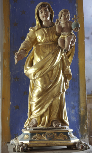 statue (petite nature) : Vierge à l'Enfant (N° 2)