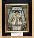 ex-voto, tableau : Vierge de Laghet sous un dais