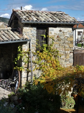 Bâtiment du pigeonnier. Elévation ouest.