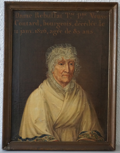 Tableau (donatif) : portrait de Thérèse Pauline Rebuffat veuve Contard