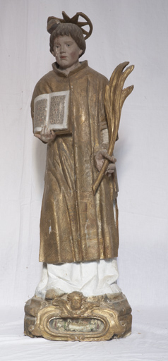 statue-reliquaire (demi-nature) : Saint Etienne