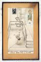 ex-voto, tableau : Chute d'une fillette dans l'escalier de la cave, famille Beiso