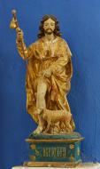 Groupe sculpté (demi-nature) : saint Roch