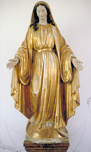 statue (petite nature) : Immaculée Conception