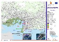 Carte de repérage des infrastuctures portuaires sur la commune de Toulon.