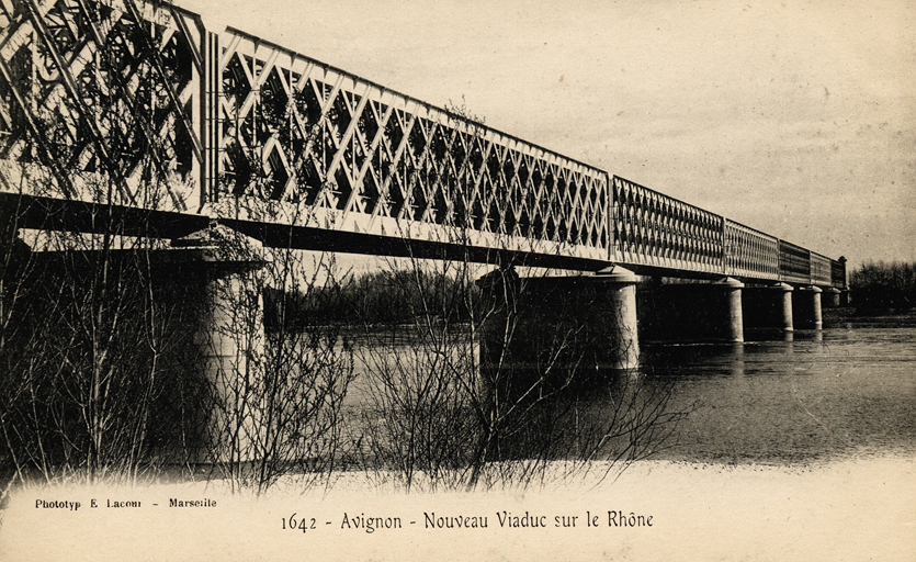 pont ferroviaire dit viaduc d'Avignon