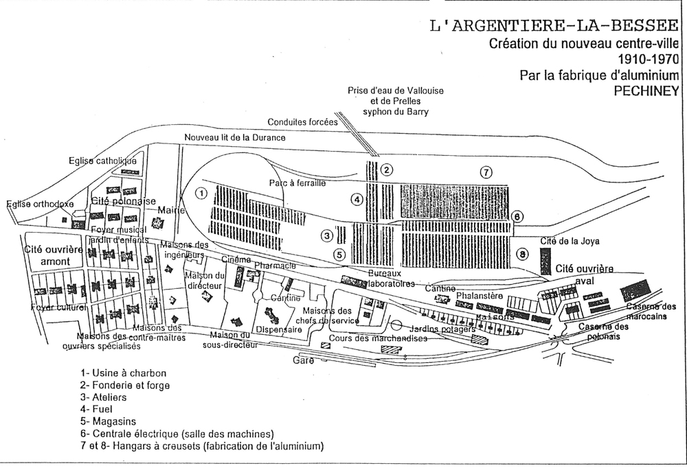 usine électrométallurgique dite usine Péchiney, actuellement magasins de commerce