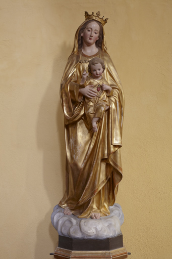 statue (petite nature) : Vierge à l'Enfant (N° 2)