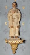 Statue et console de statue (petite-nature) : Curé d'Ars
