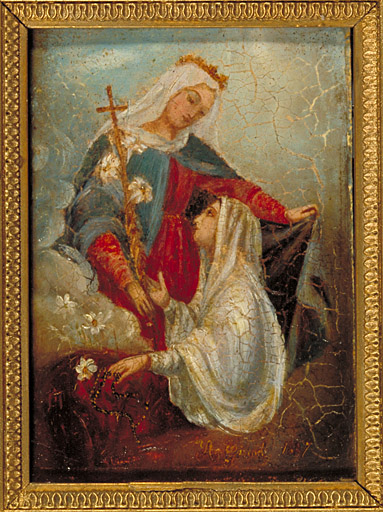 tableau, ex-voto : Prière à la Vierge