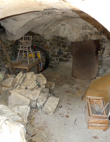 Rez-de-chaussée, logis. Vue de volume prise du sud.