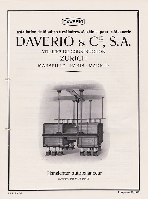 ensemble de deux machines à séparer physiquement (plansichters)