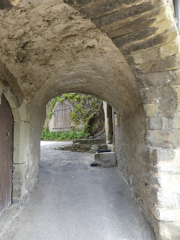 Passage couvert. Vue de volume prise de l'ouest.