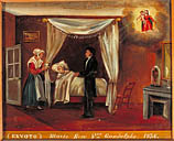 tableau, ex-voto : Demande de guérison de Marie-Rose Gandolphe