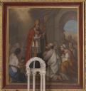 tableau d'autel : Bénédiction de saint Pons