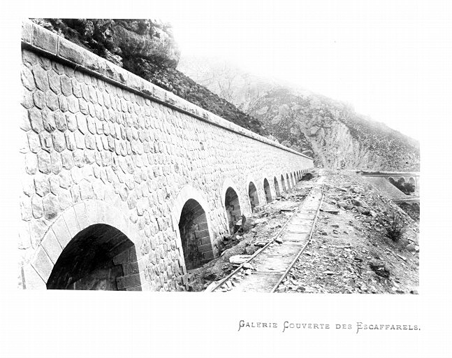 tunnel et galerie artificielle des Scaffarels