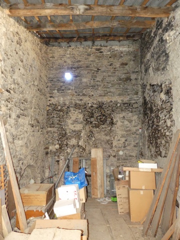 Bâtiment sud. Etage, fenil. Vue de volume prise de l'est.