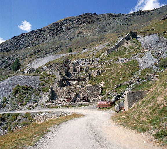 mine de cuivre des Closis : exploitation souterraine