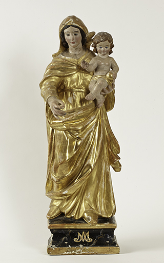 Statue de procession : Vierge à l'Enfant