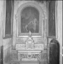 ensemble de l'autel de sainte Madeleine (autel, 2 gradins d'autel, tabernacle, exposition, 2 placards)
