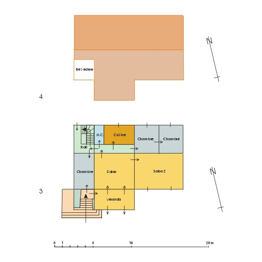 maison de maître dite Villa La Palestine, du lotissement Martin-Zédé