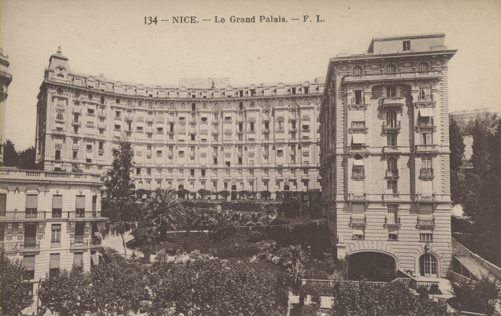 jardin d'agrément de l'Hôtel de voyageurs dit Le Grand Palais, actuellement immeuble en copropriété