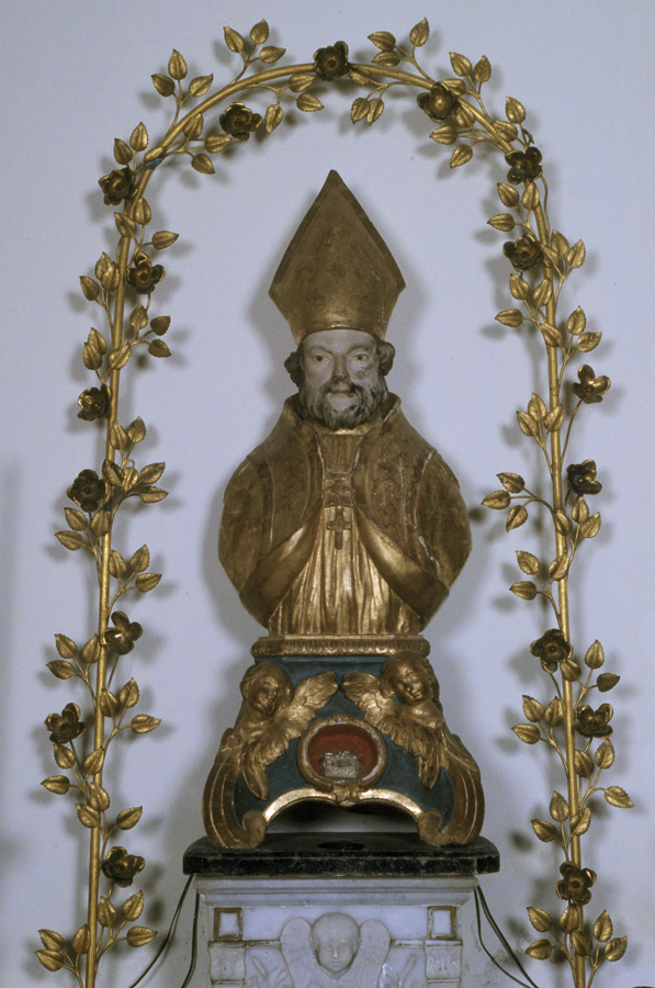 buste-reliquaire (buste à mi-corps) : saint Trophime