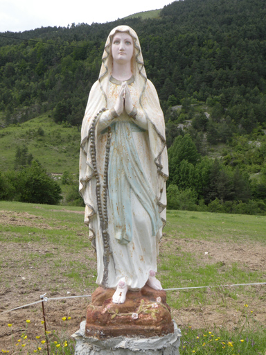 statue (petite nature) : Vierge