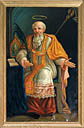 tableaux (4) : Saint Pierre, Saint évêque martyr, Saint Charles Borromée de Milan, Saint Jacques le majeur