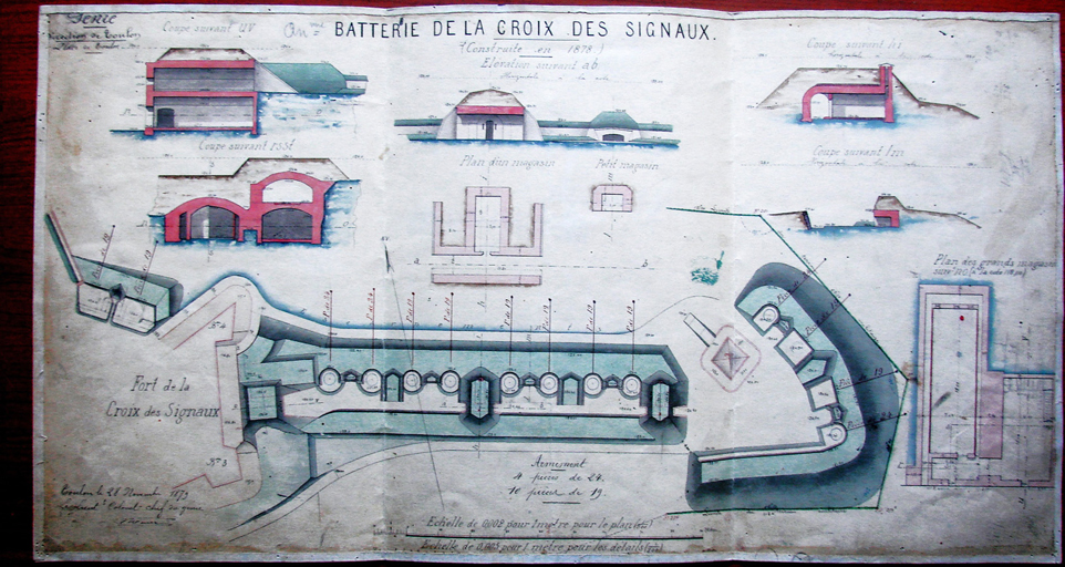 ouvrage fortifié : batterie de la Croix des Signaux