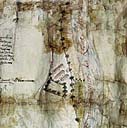 Ecart. Vue détaillée de Plan-de-Bourg, avec les cabanes à abside situées sur le terroir du Sieur D'Antonnelle.